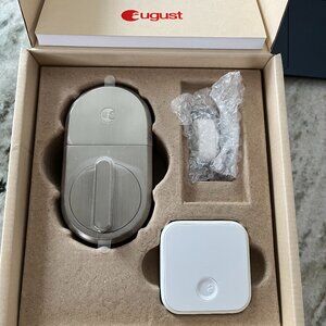 August Smart Lock- New with Plastic protection covering still in place
